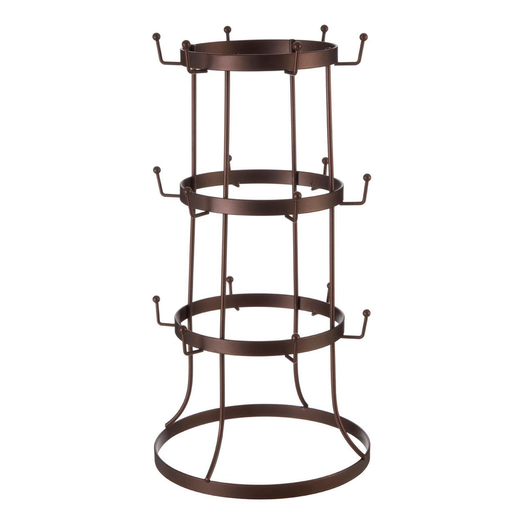 Ashmere Vertex Iron Bronze Finish 18 Mug Tree