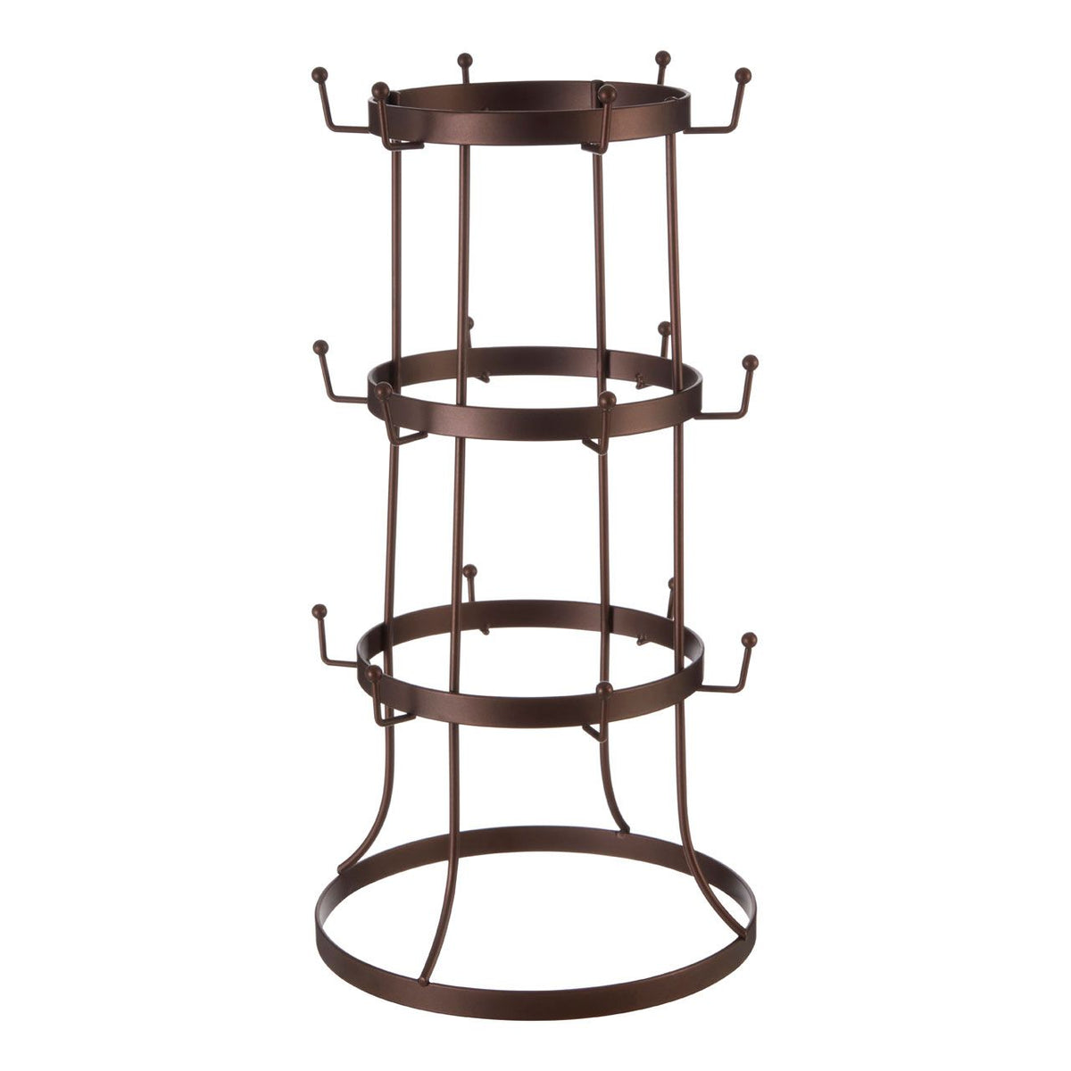 Ashmere Vertex Iron Bronze Finish 18 Mug Tree