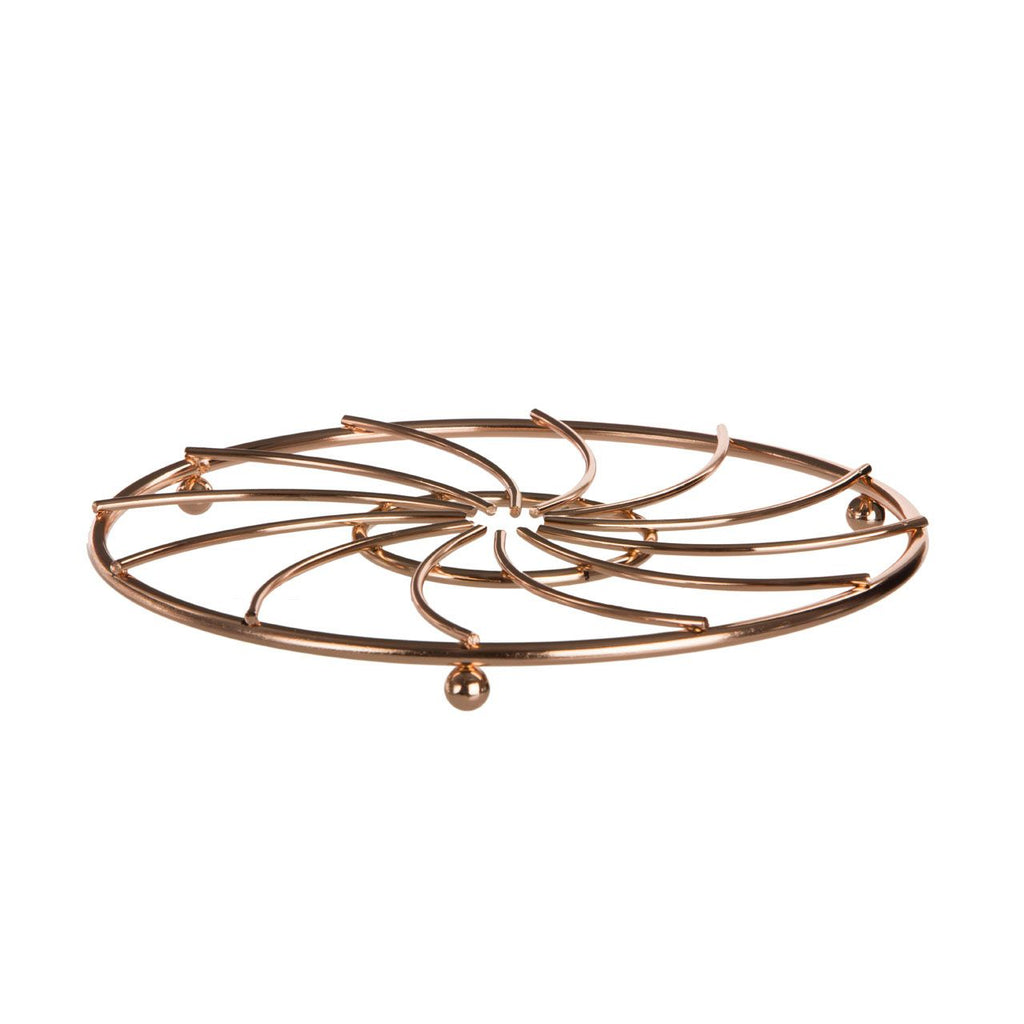 Fernbury Kitchen Essentials Rose Gold Metal Wire Trivet