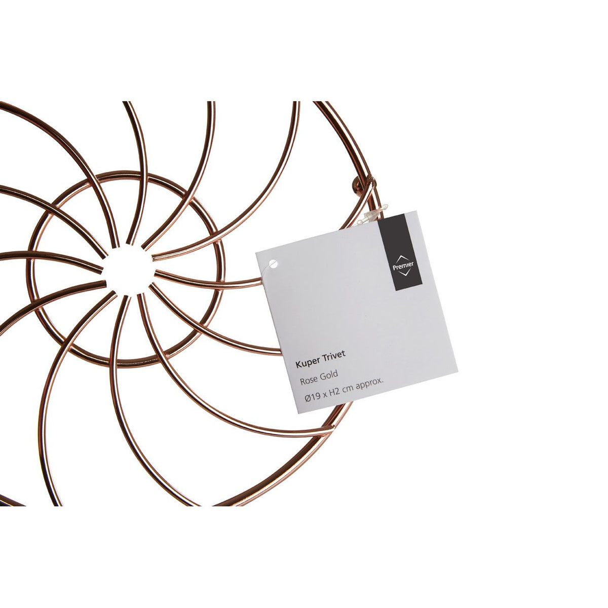 Fernbury Kitchen Essentials Rose Gold Metal Wire Trivet