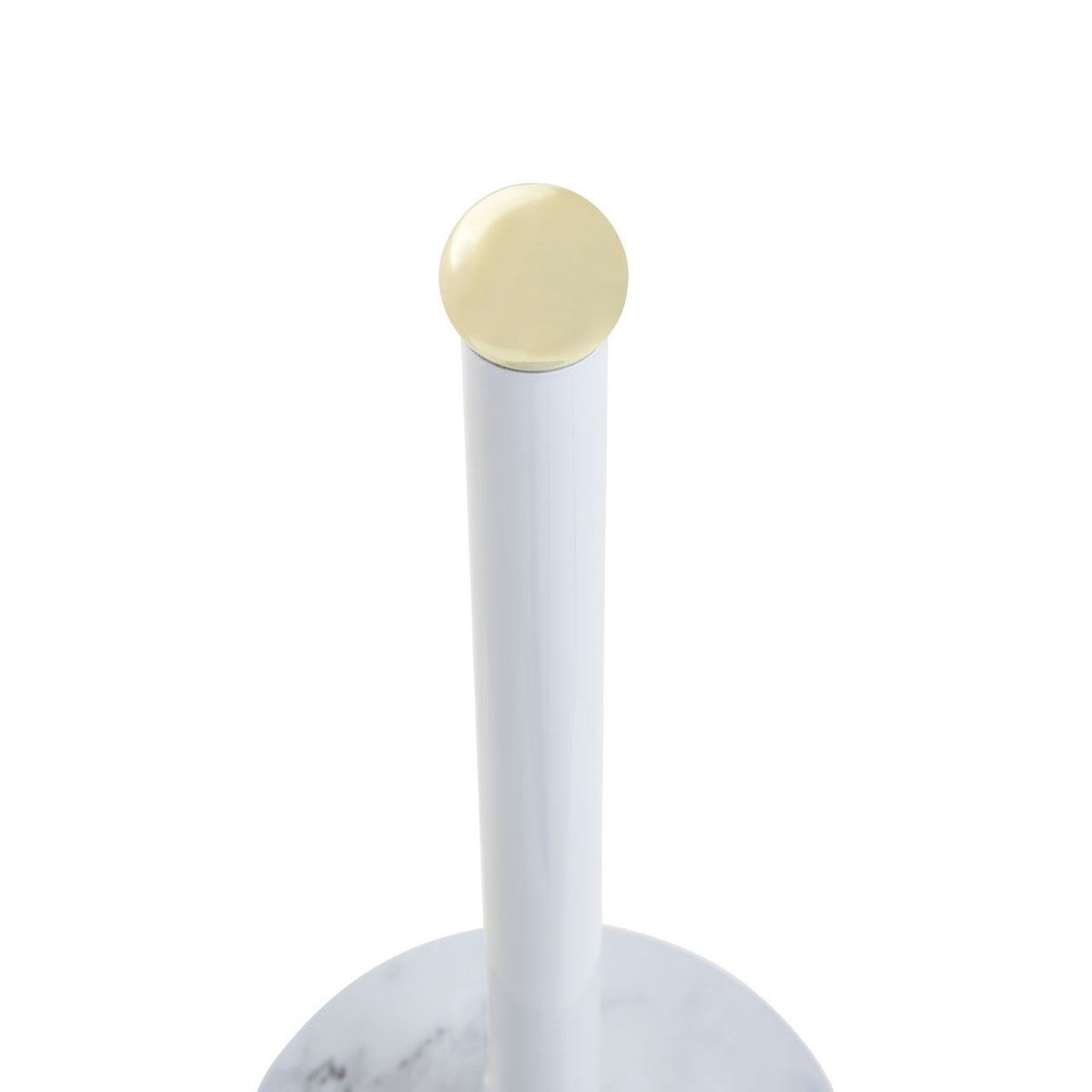 Fernford White and Grey Marble Effect Kitchen Roll Holder