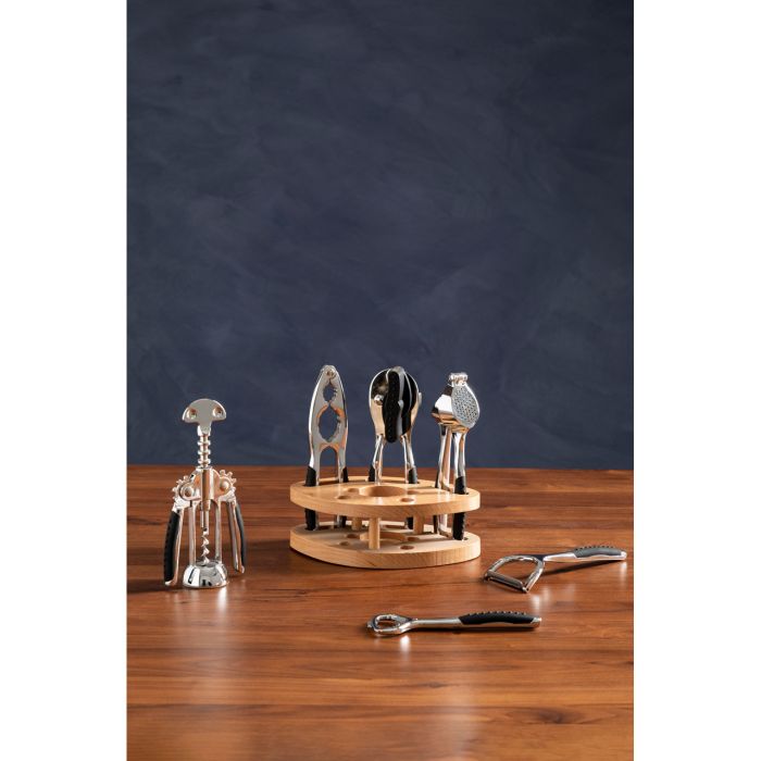 Rowfield 7-Piece Chrome Silver-Finish Kitchen Gadget Set