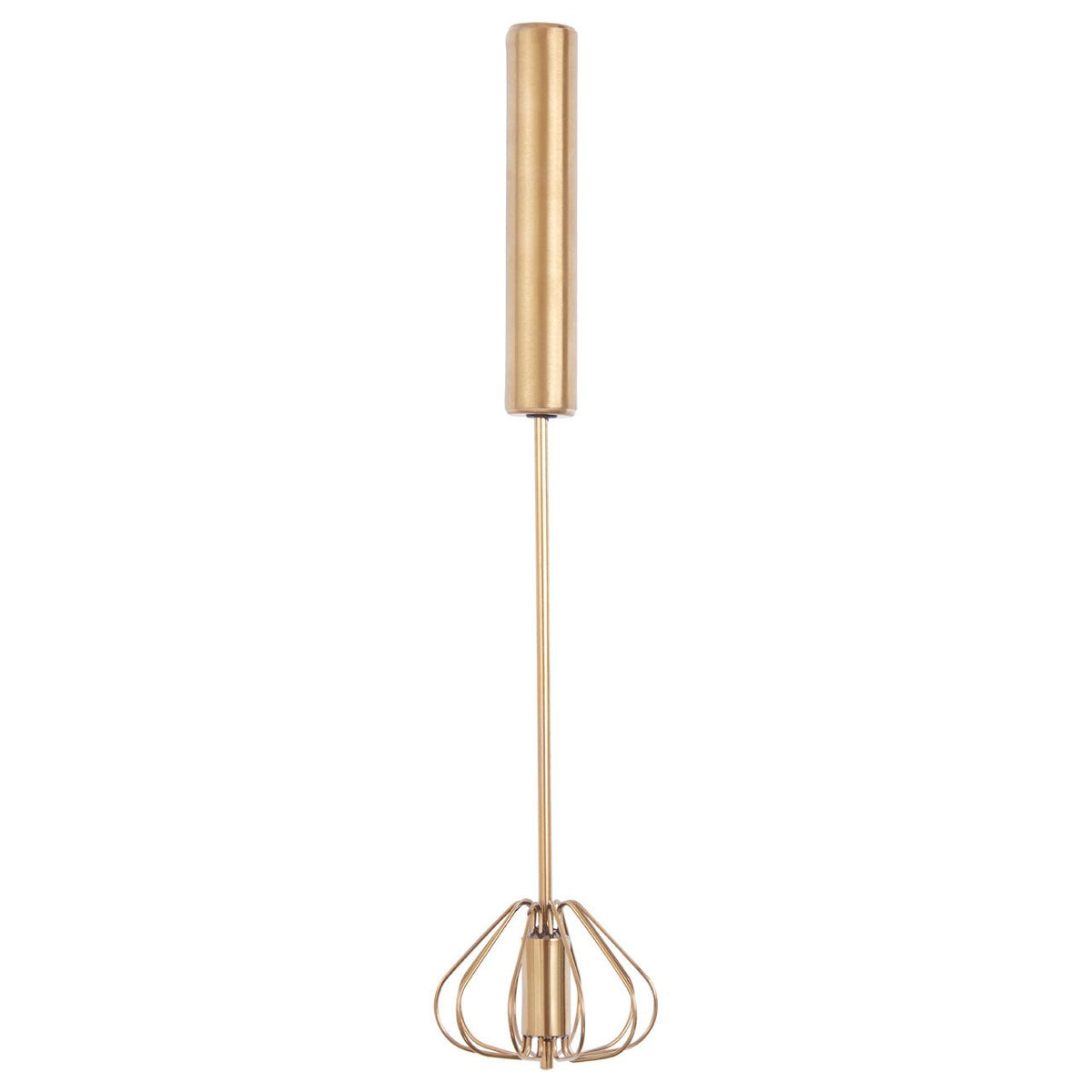 Wrenford Stainless Steel Press-and-Spin Kitchen Whisk