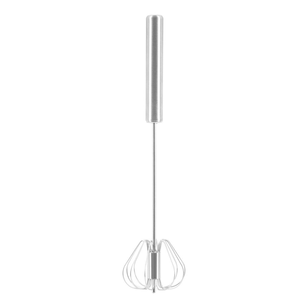 Wrenford Stainless Steel Press-and-Spin Kitchen Whisk