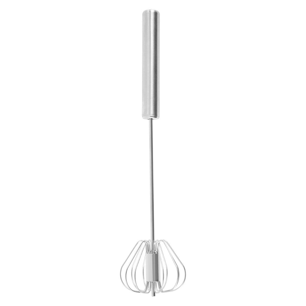 Wrenford Stainless Steel Press-and-Spin Kitchen Whisk