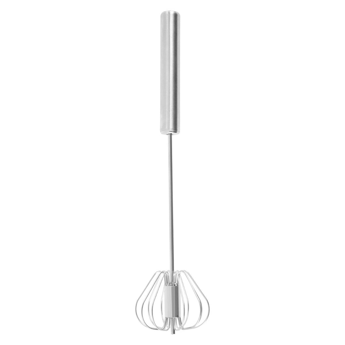 Wrenford Stainless Steel Press-and-Spin Kitchen Whisk