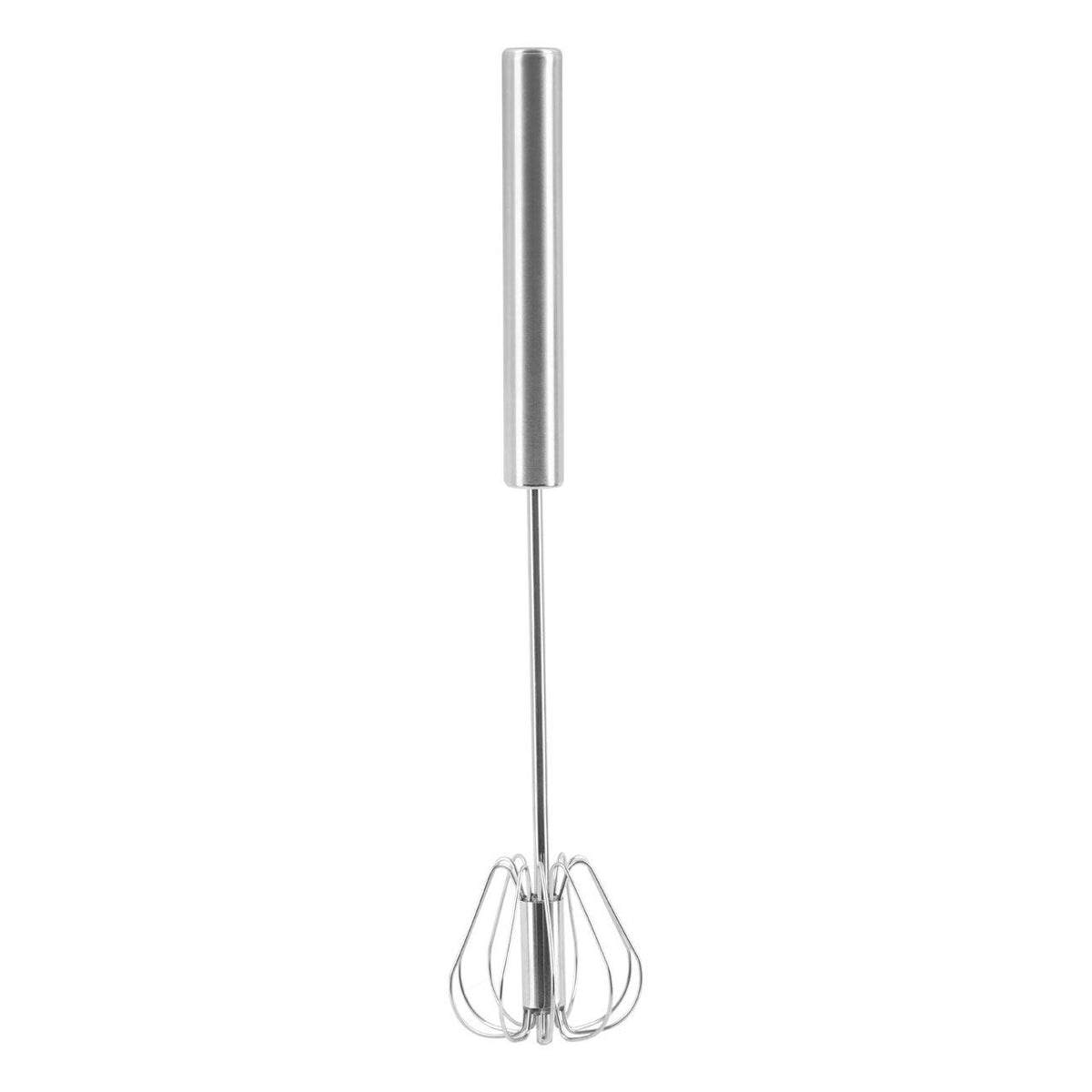 Wrenford Stainless Steel Press-and-Spin Kitchen Whisk
