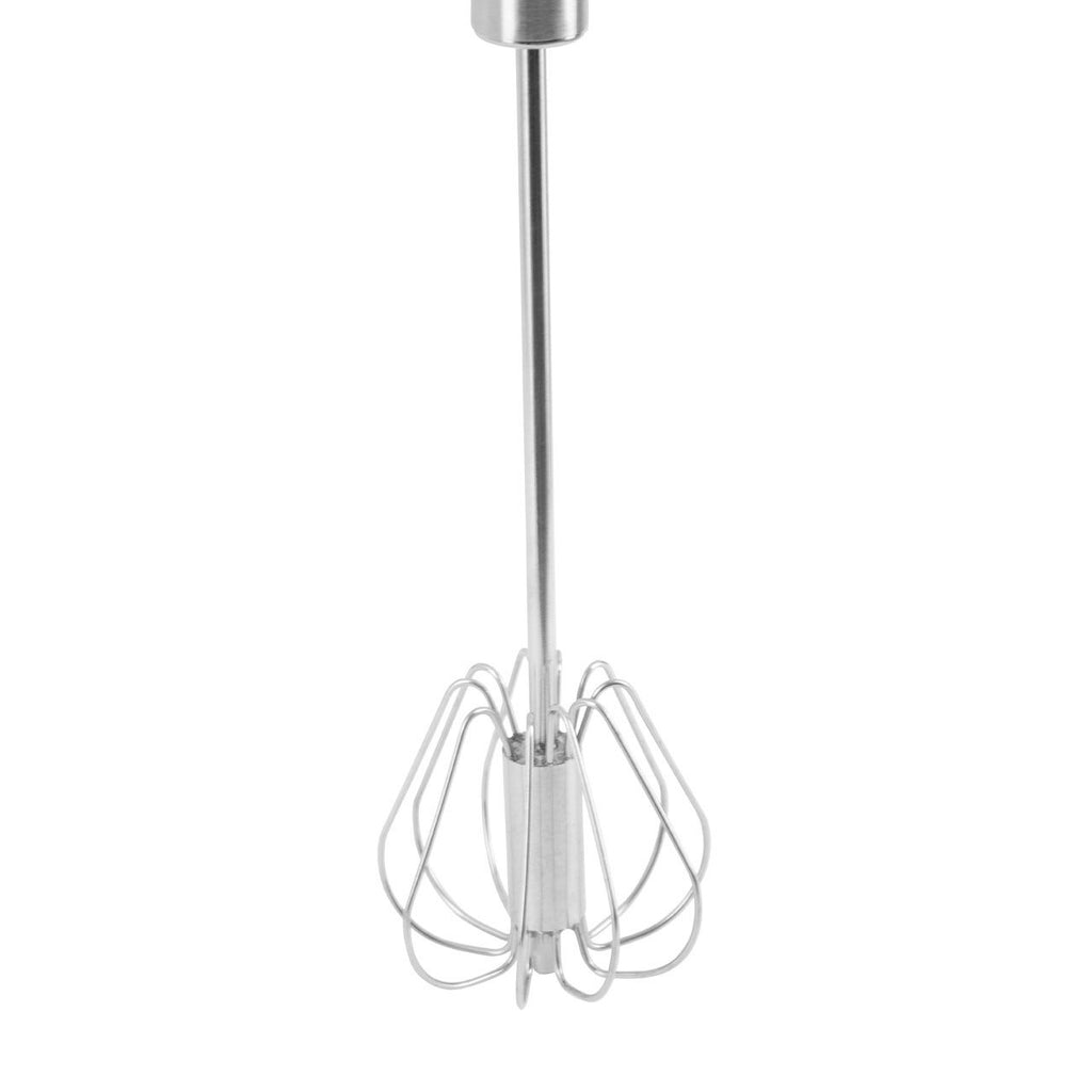 Wrenford Stainless Steel Press-and-Spin Kitchen Whisk