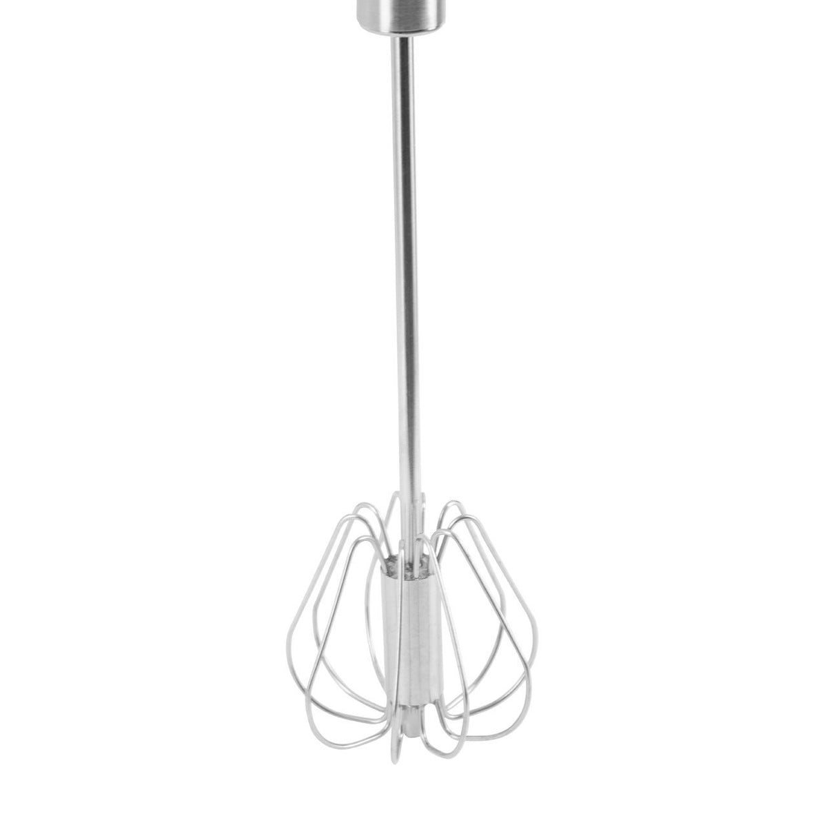 Wrenford Stainless Steel Press-and-Spin Kitchen Whisk