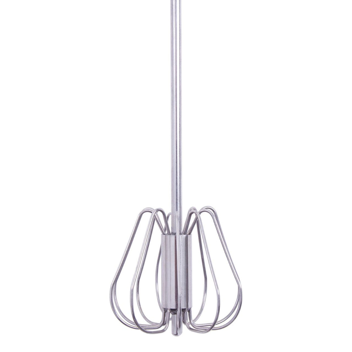 Wrenford Stainless Steel Press-and-Spin Kitchen Whisk