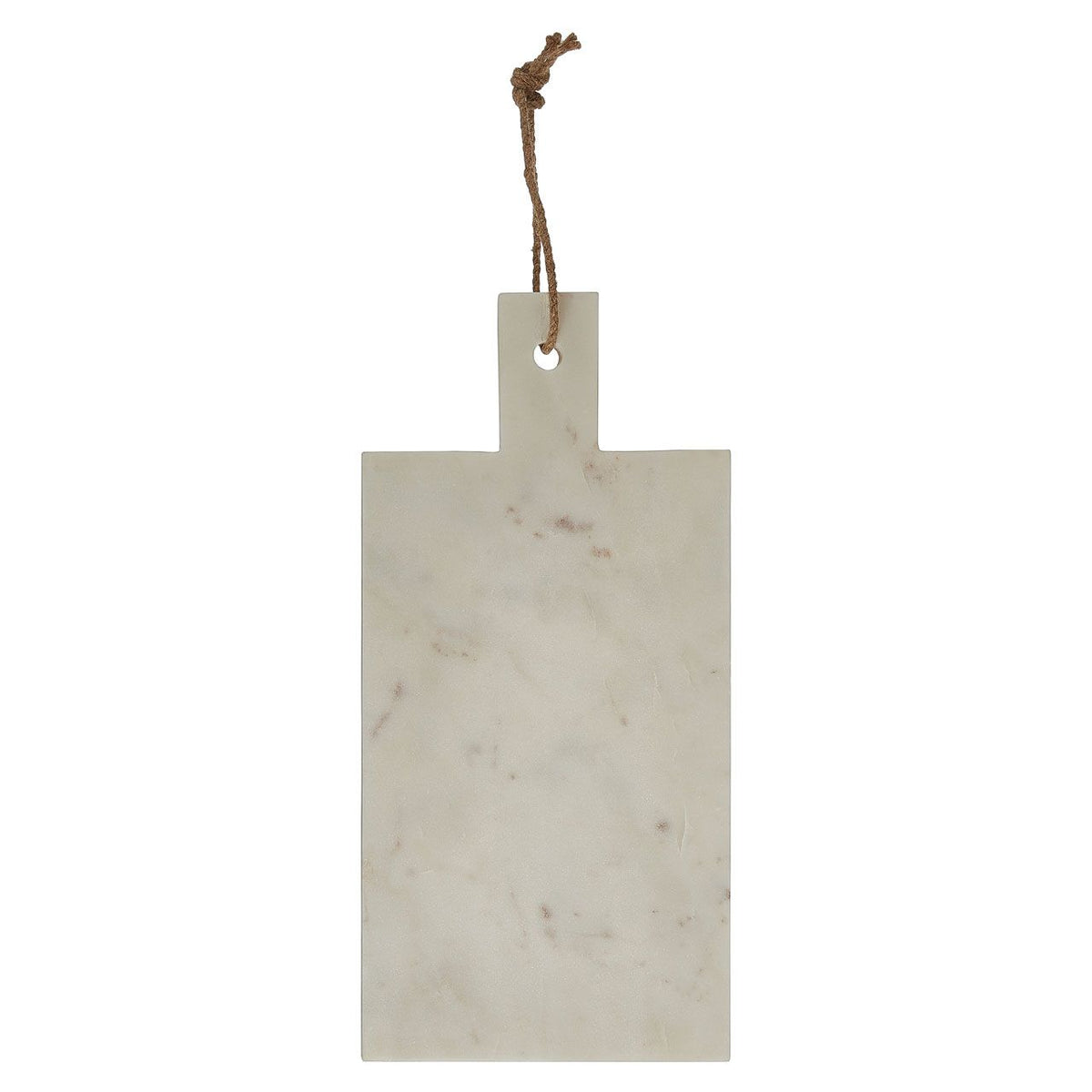 Lindcombe Chopping Board, White and Grey Stone Marble