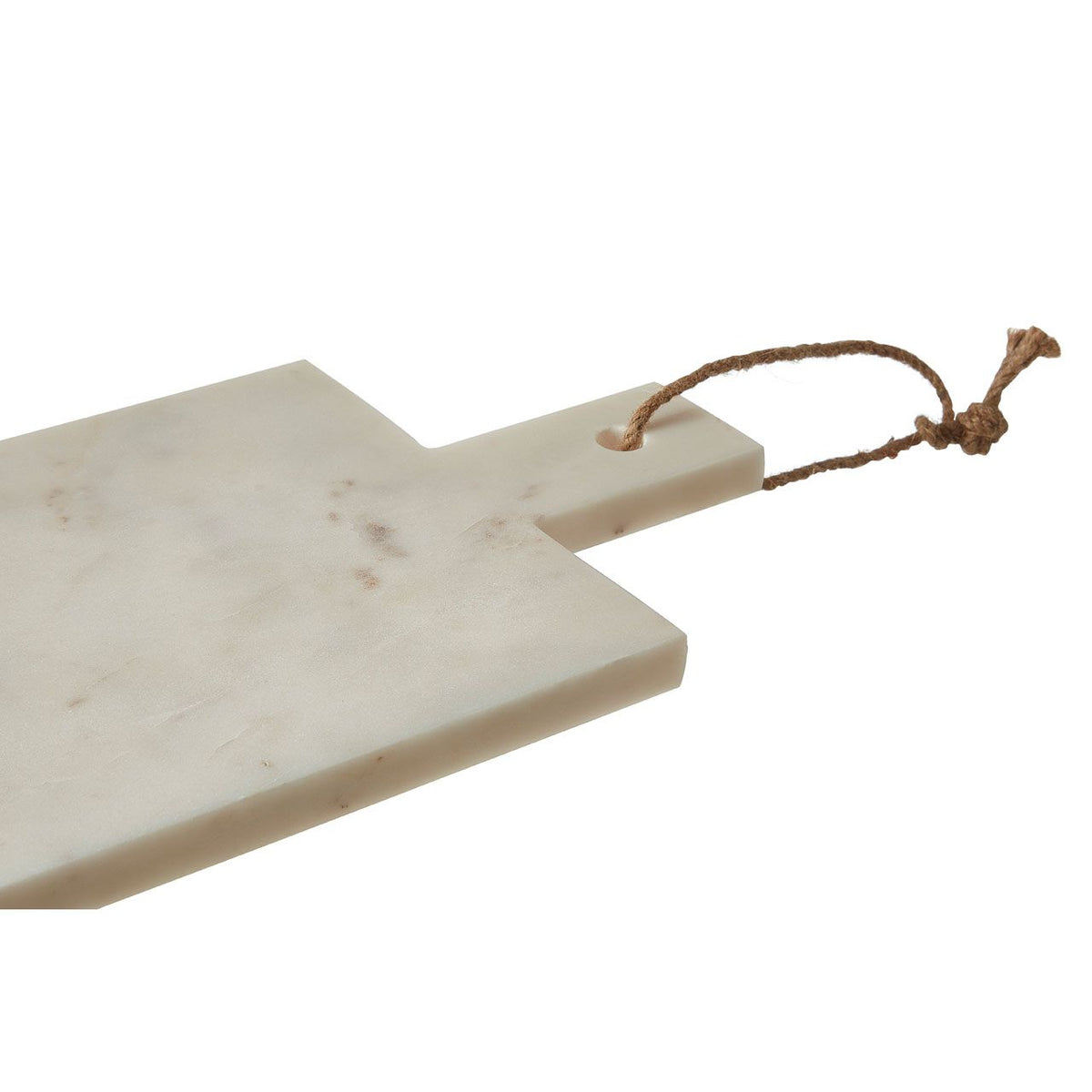 Lindcombe Chopping Board, White and Grey Stone Marble