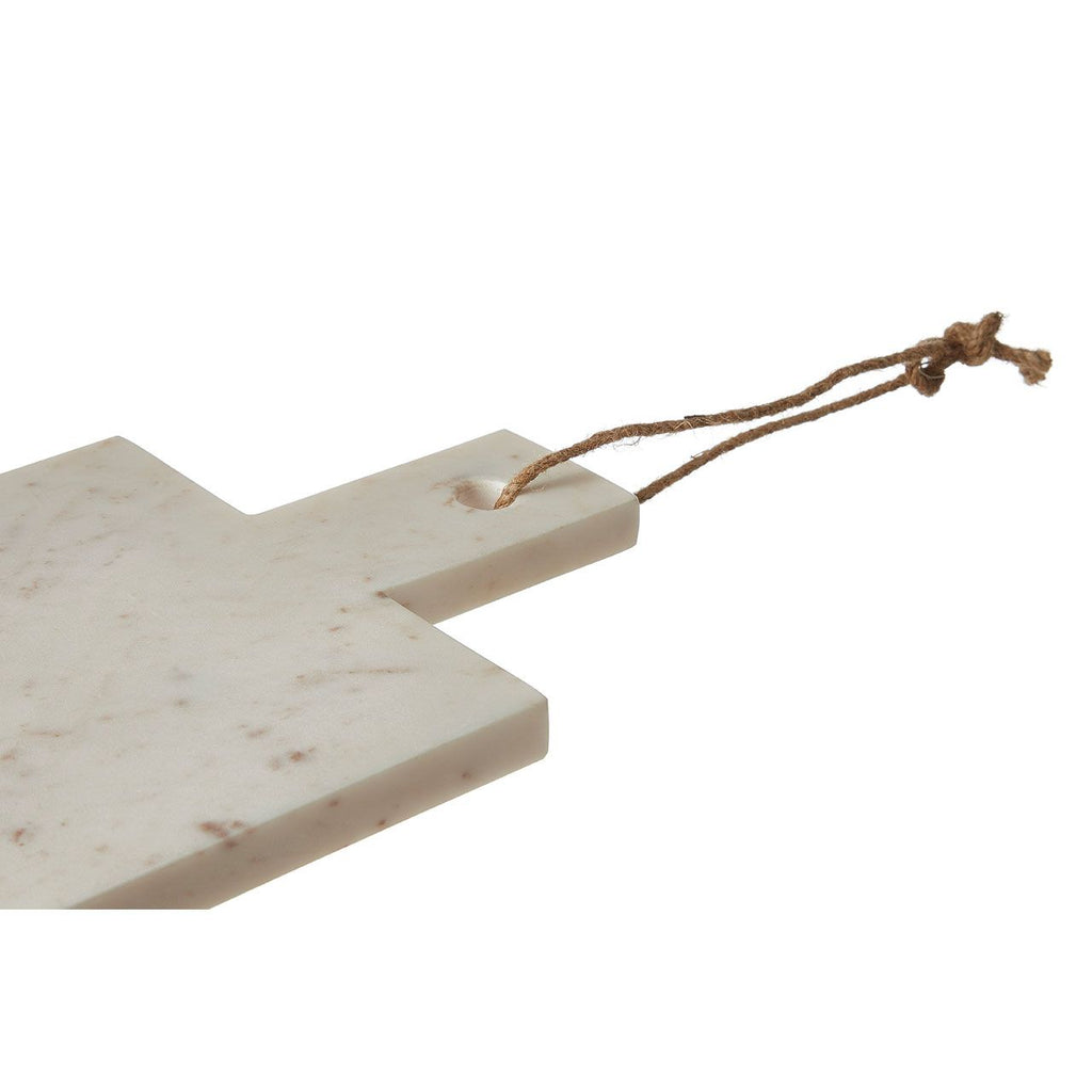 Hazelmere White and Grey Stone Marble Paddle Chopping Board