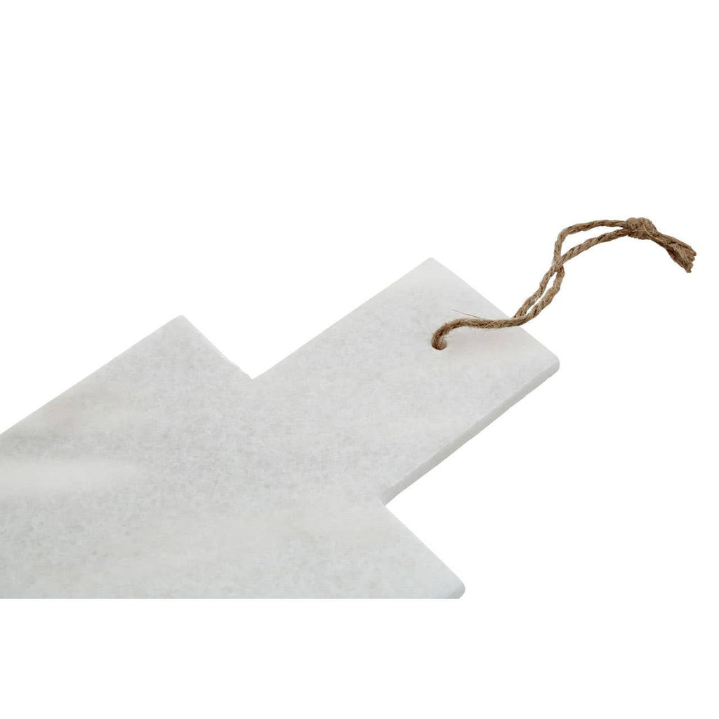 Ellstead White Marble Paddle Chopping and Serving Board