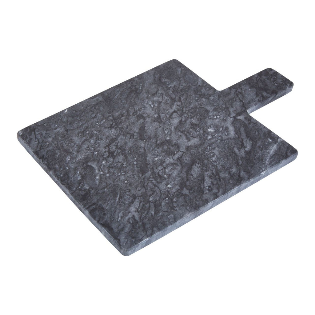 Stonewood Paddle-Shaped Chopping Board, Black Stone Marble
