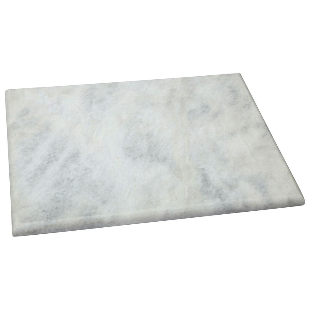 Brookwood White Stone Marble Chopping Board Rectangular