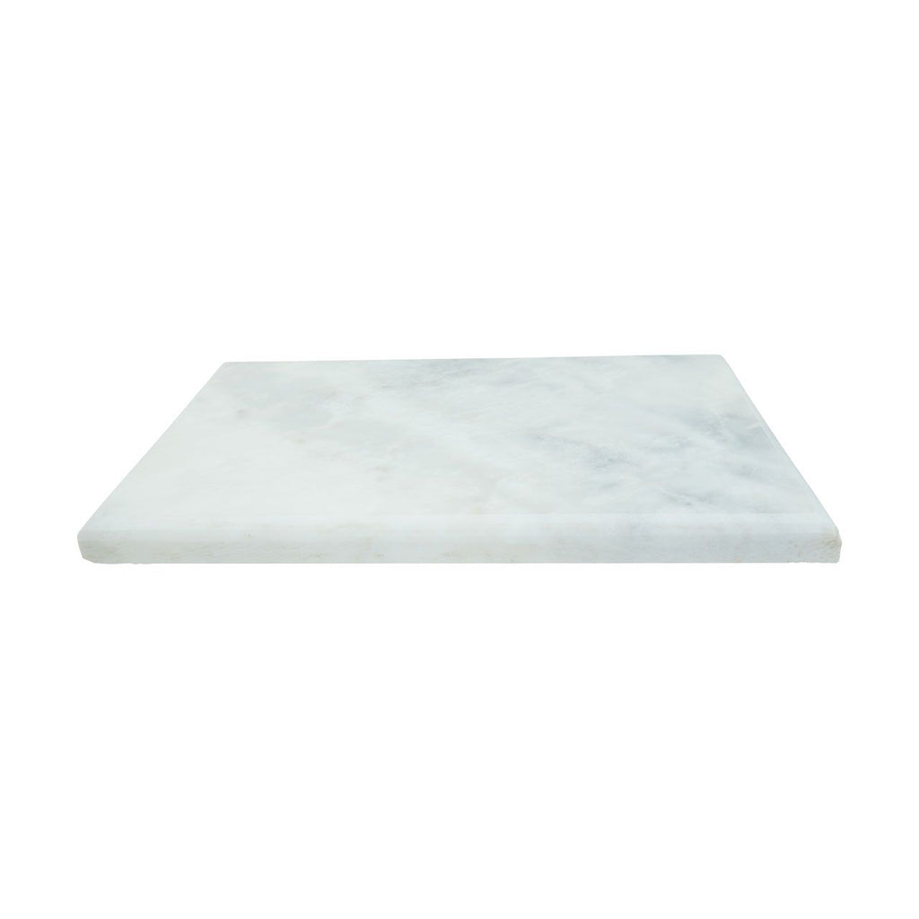 Brookwood White Stone Marble Chopping Board Rectangular