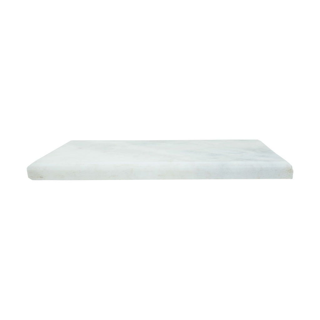 Brookwood White Stone Marble Chopping Board Rectangular