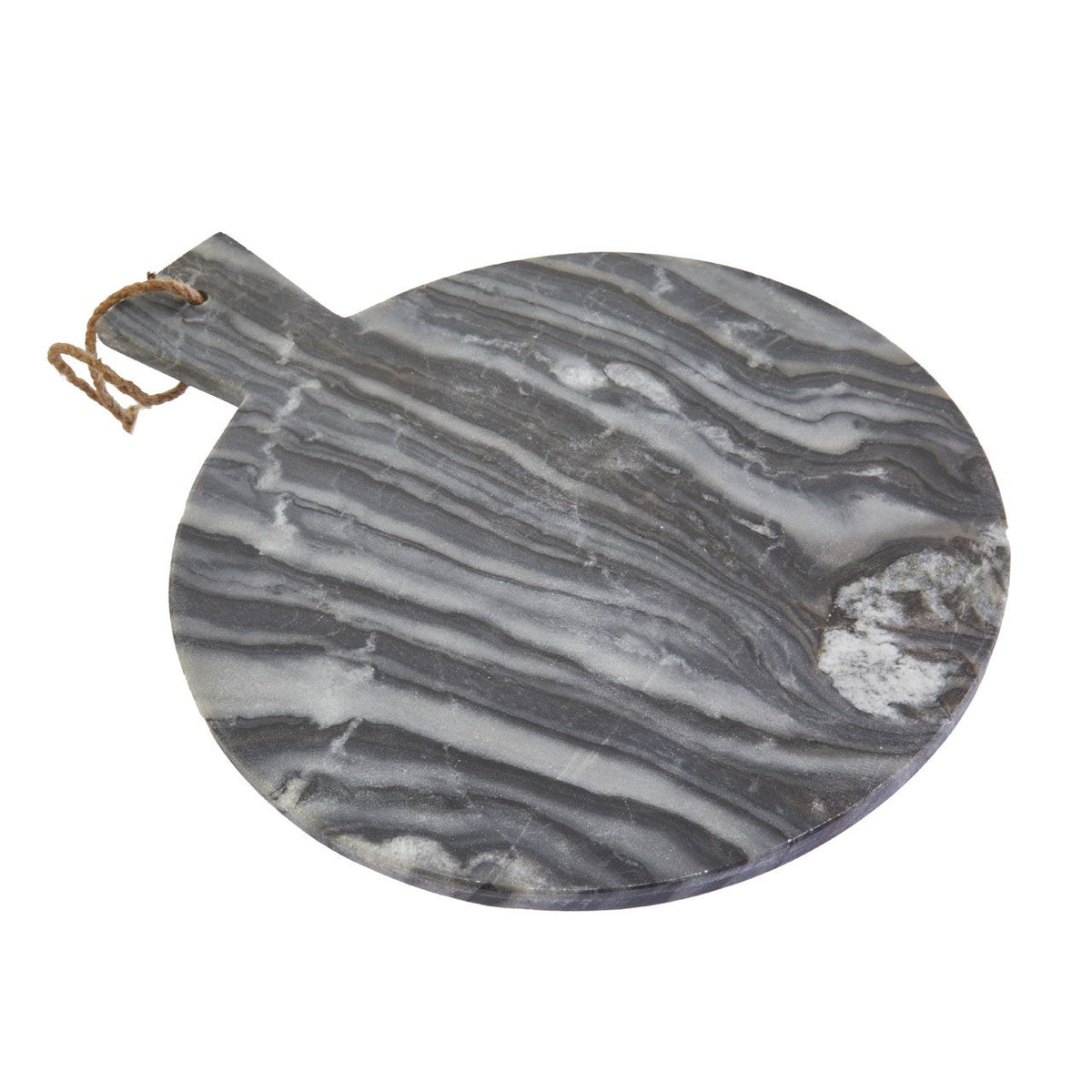 Hazelford Grey Marble Paddle Serving Board Round