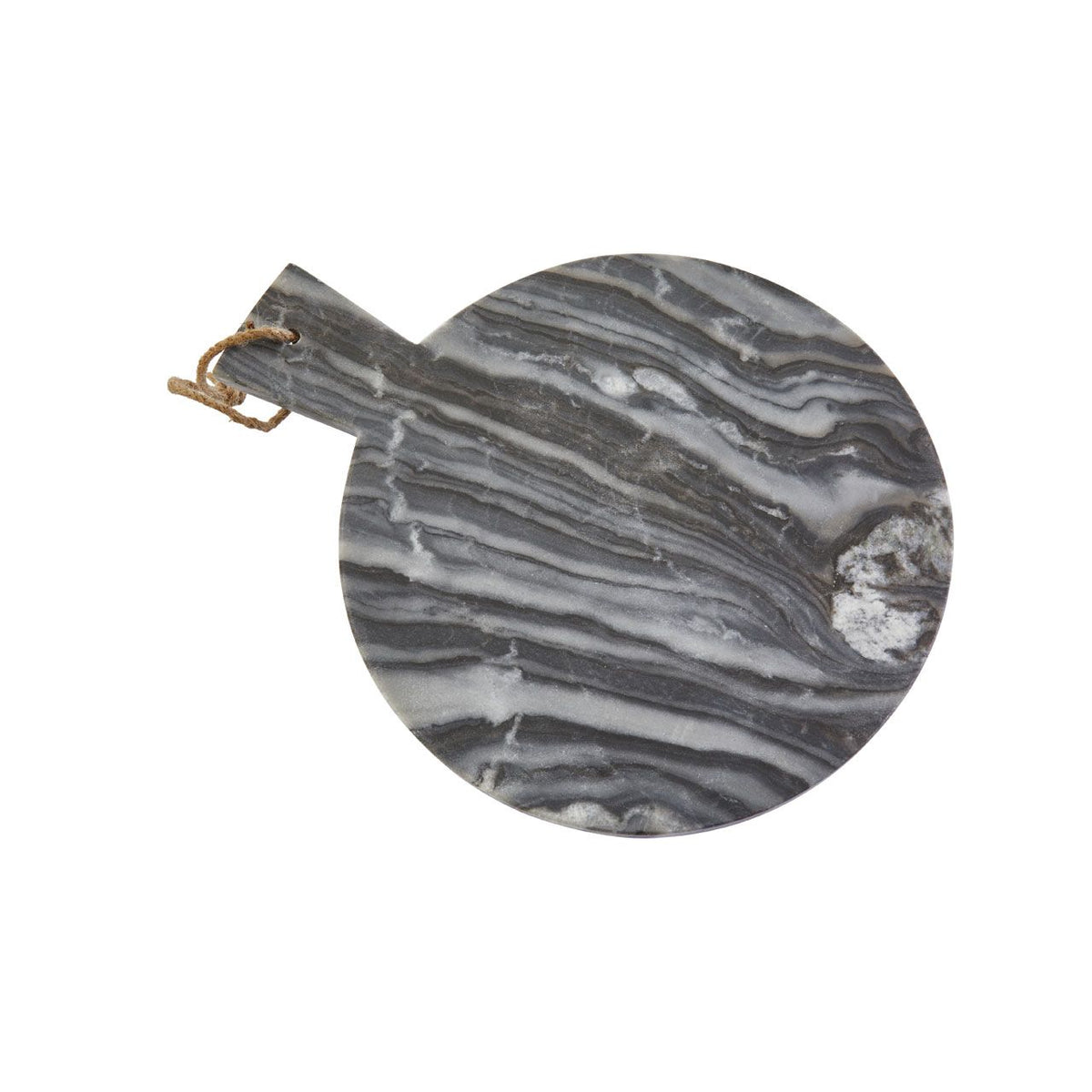 Hazelford Grey Marble Paddle Serving Board Round
