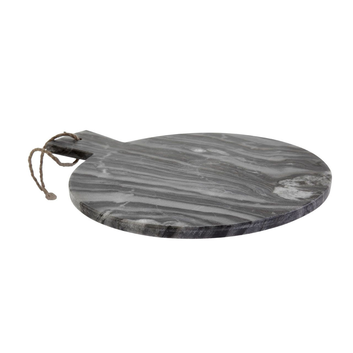 Hazelford Grey Marble Paddle Serving Board Round