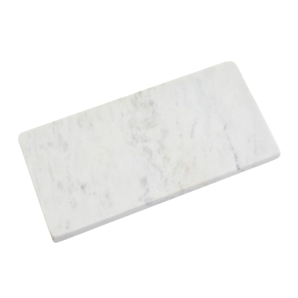 Crestbury White Marble Chopping Board Slim