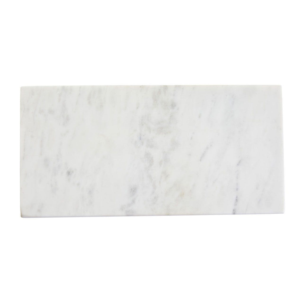 Crestbury White Marble Chopping Board Slim