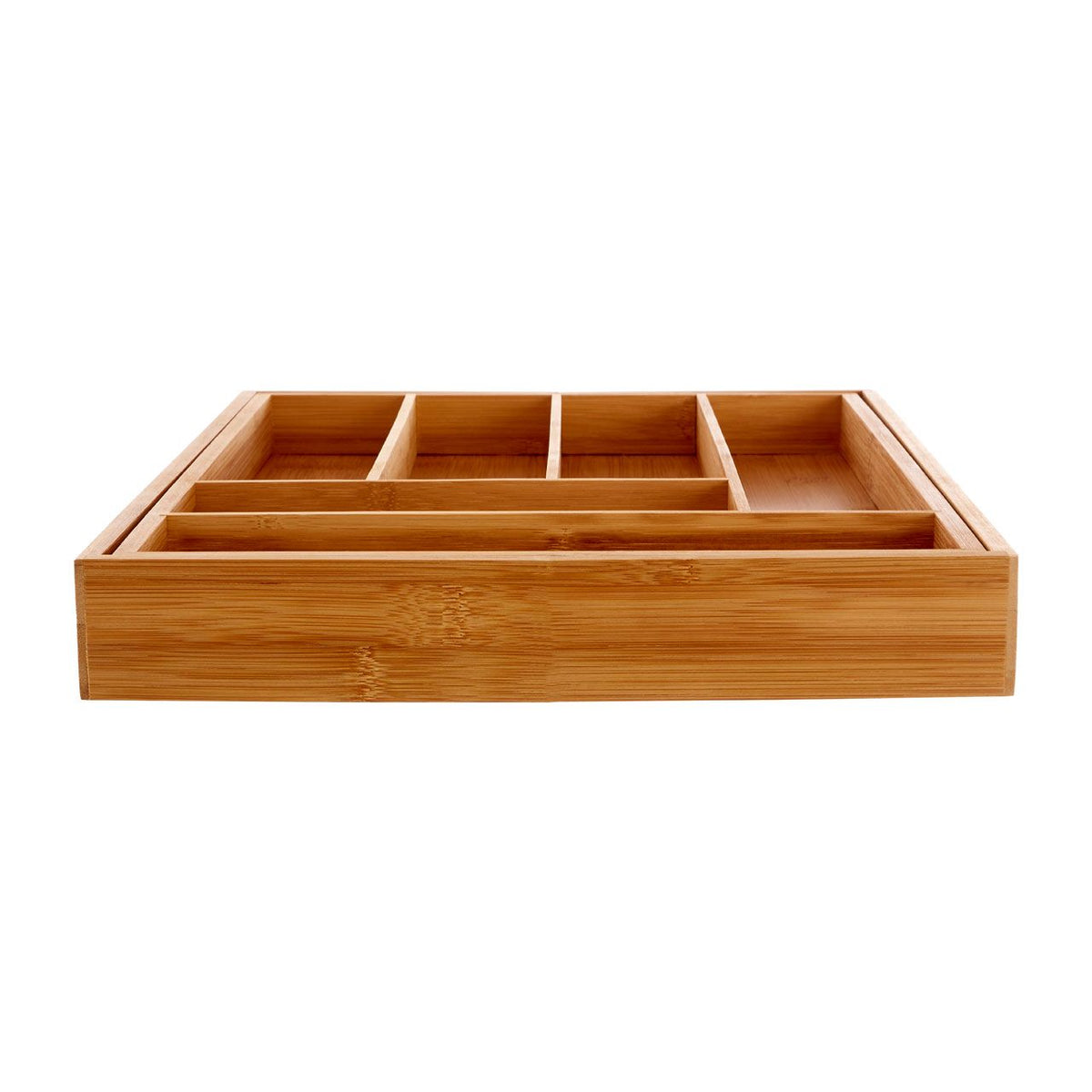 Fernmere Bamboo Rectangular Expandable Cutlery Tray