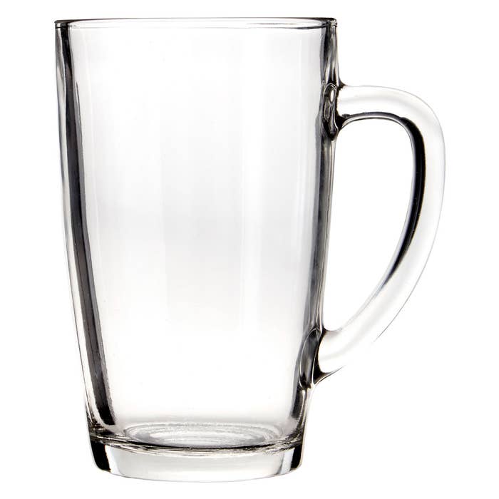 Winwood Clear Tall Glass Mugs Set of 4