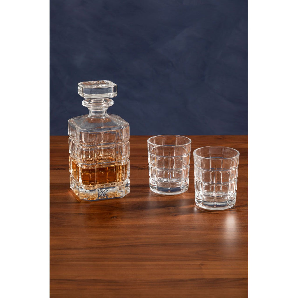 Fernstead Decanter and 2 Tumblers Premium Glassware Set