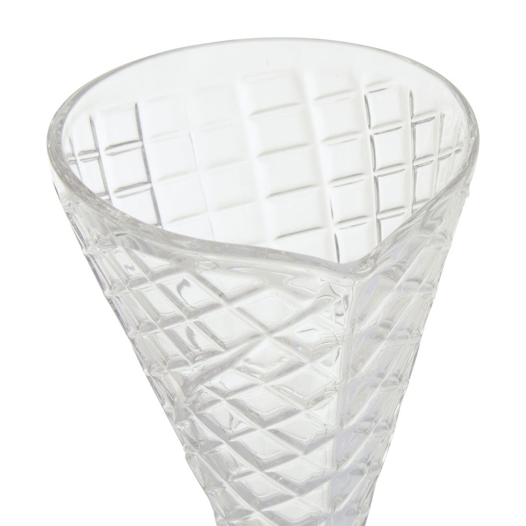 Ellwood Waffle Cone Design Sundae Dessert Glasses Set of 4