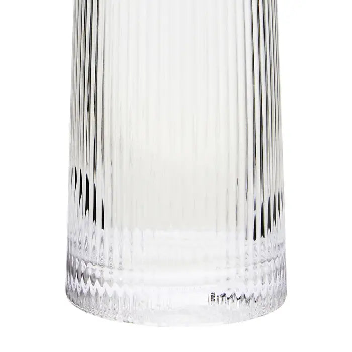 Wincombe Set of 4 Ribbed 420ml Clear Hi Ball Glasses