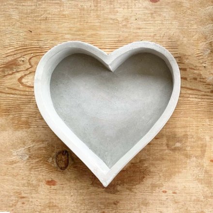 Thornley Medium Heart-Shaped Cement Tray