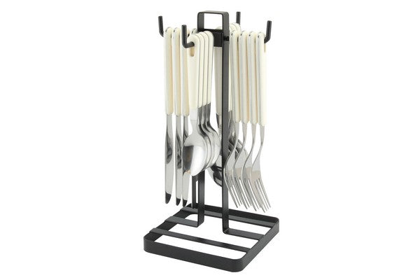 Oakmere Kitchen Essentials Flat Iron 16-Piece Cutlery Set