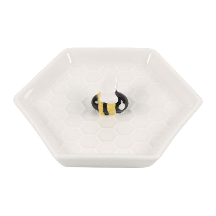Merestead Bee Hexagonal Trinket Dish