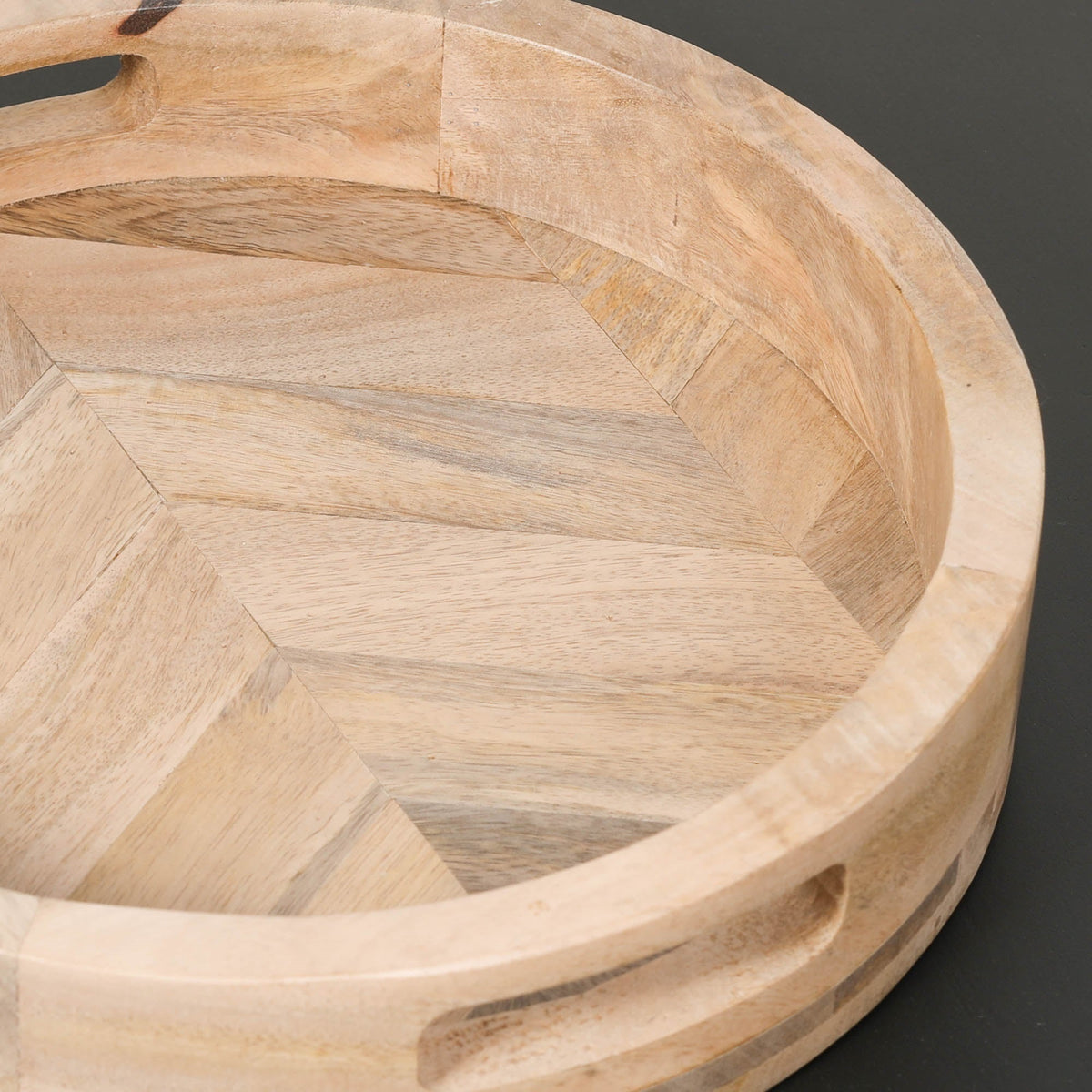 Halfield Round 30cm Wooden Tray