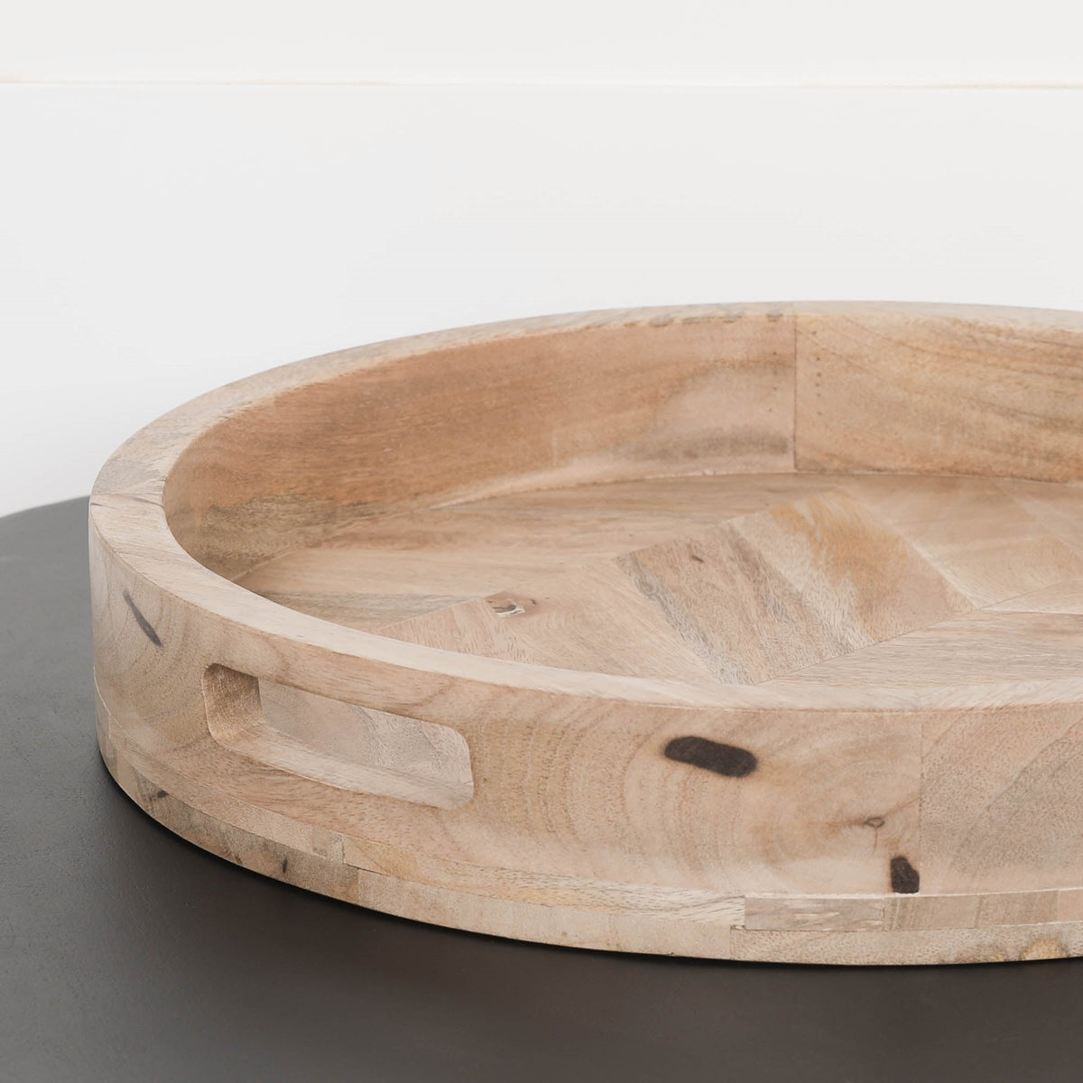 Lindbury Round 40cm Wooden Tray