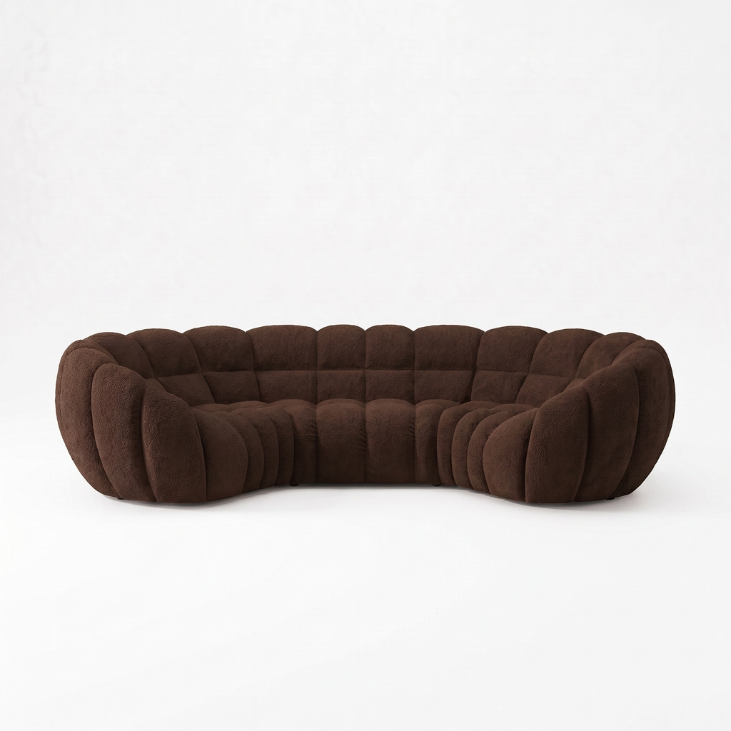 Havana Deep Seated Boucle 3 Seater Sofa