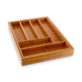 Fernmere Bamboo Rectangular Expandable Cutlery Tray