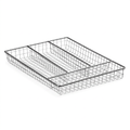 Halley Chrome Metal 4 Compartment Cutlery Tray