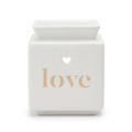 Stonebury White Love Cut Out Oil Burner