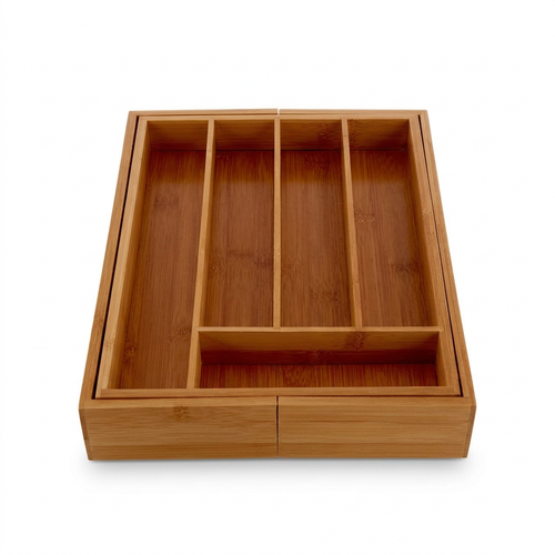 Bexstead Bamboo Expandable Small Cutlery Tray