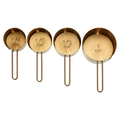 Mereley Set of 4 Gold Measuring Cups