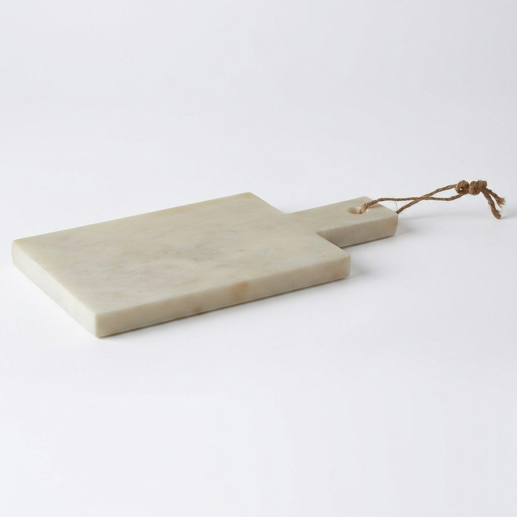 Alderley White and Grey Stone Marble Chopping Board