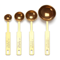Ellford Set of 4 Gold Measuring Spoons