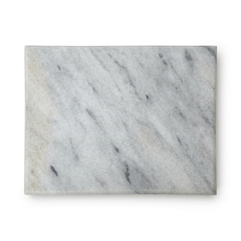 Hazelwood White Stone Marble Chopping Board Rectangular