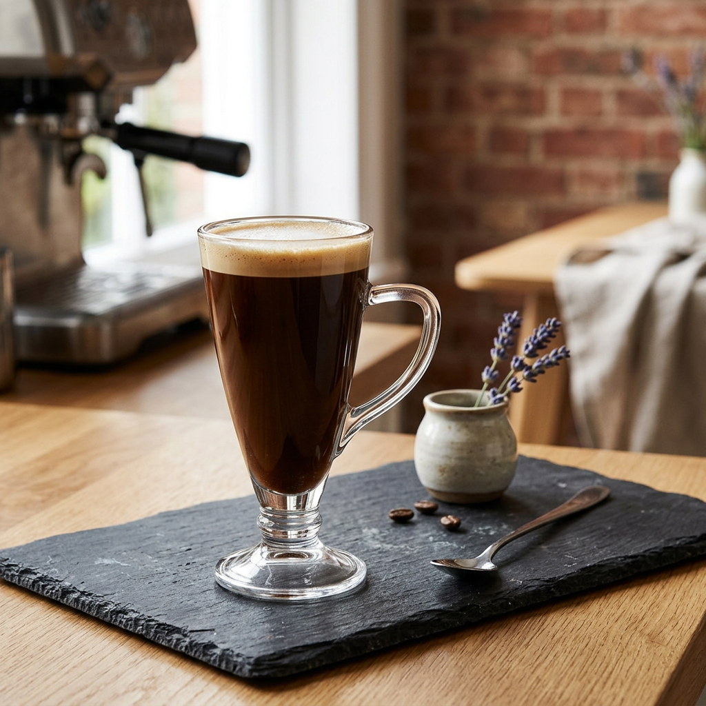 Marlmere Coffee Glasses Set of 4 in use