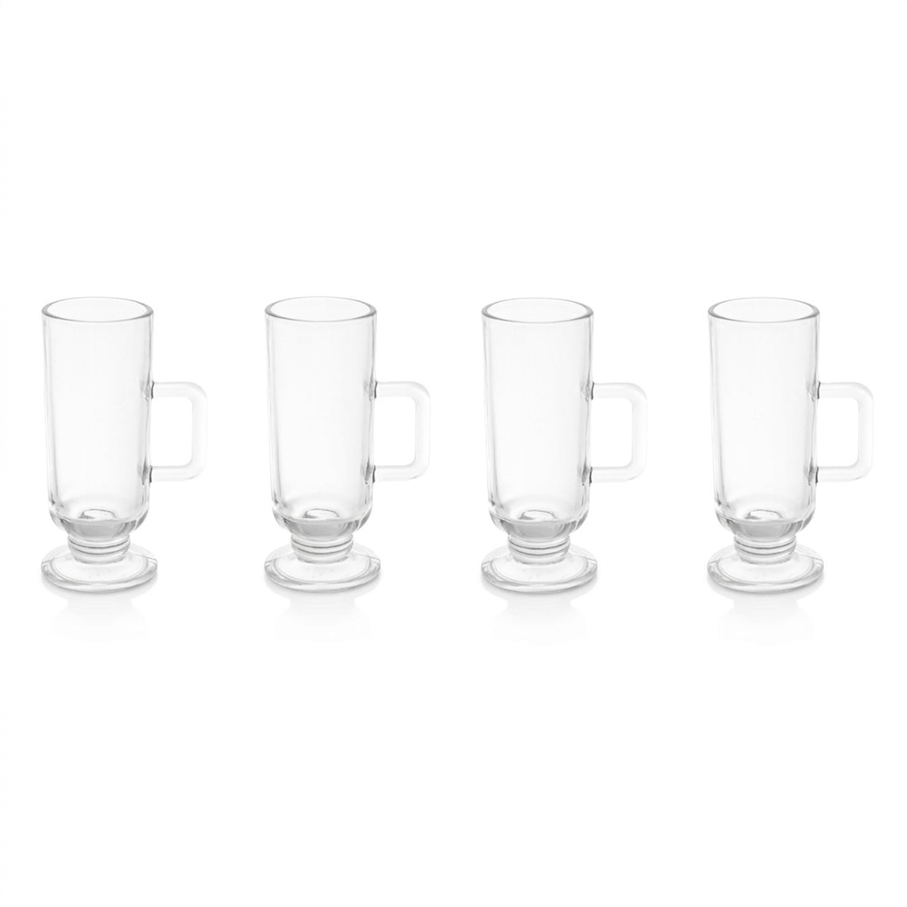 Stonemere Irish Coffee Glasses with Handles Set of 4