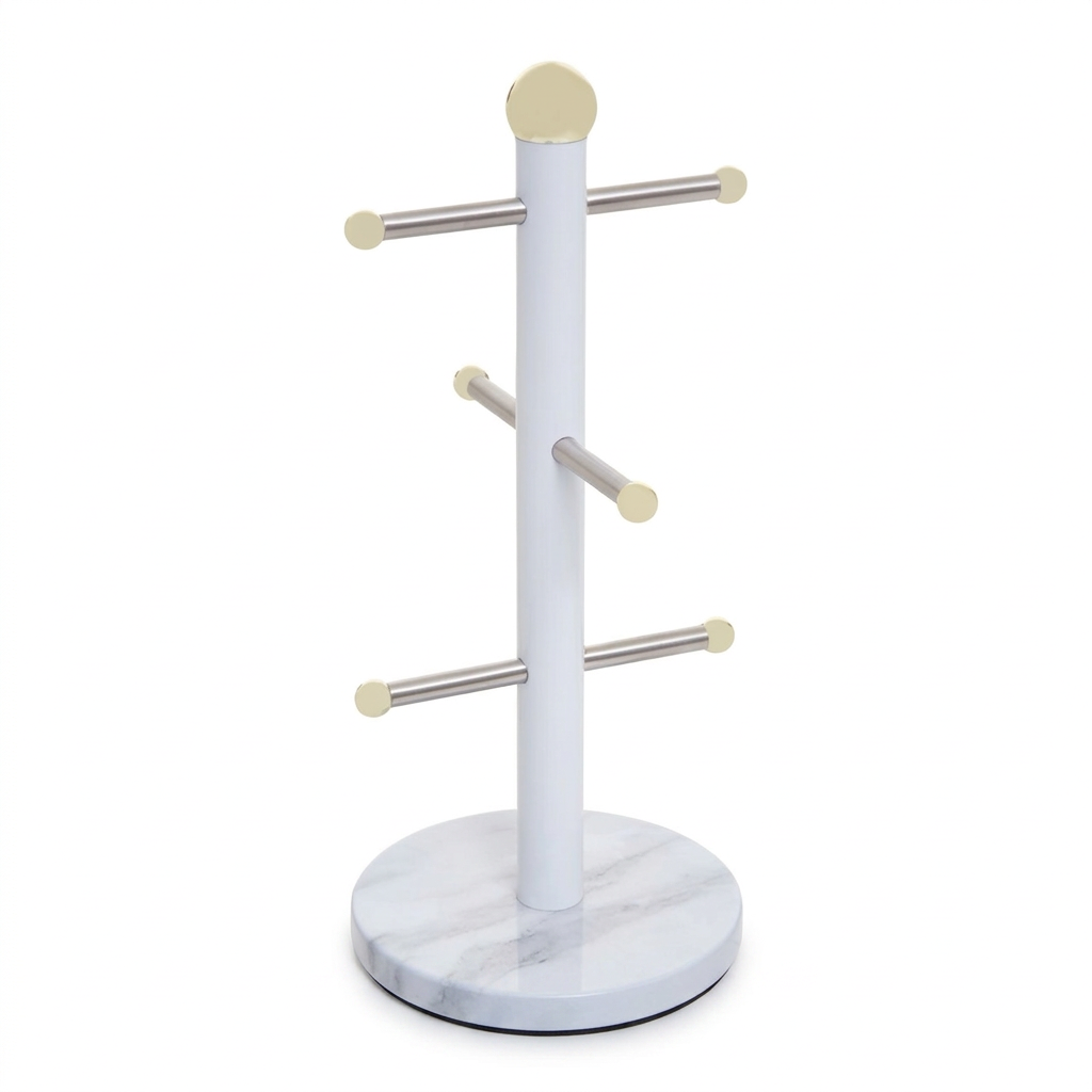Bexfield Marble Effect 6 Mug Tree Wide Base