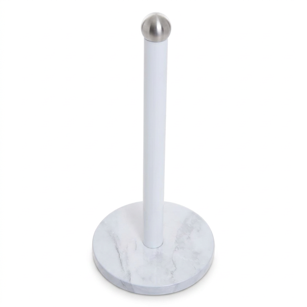 Bramford Grey Marble Effect Tall Kitchen Roll Holder